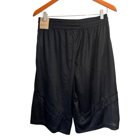 Nike Dri-Fit Mens Loose Fit Below Knee Length Black Athletic Shorts Size L - Picture 2 of 7